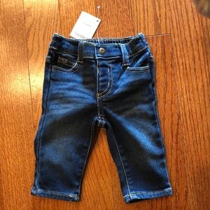 Gymboree size 3-6 months blue jeans NWT